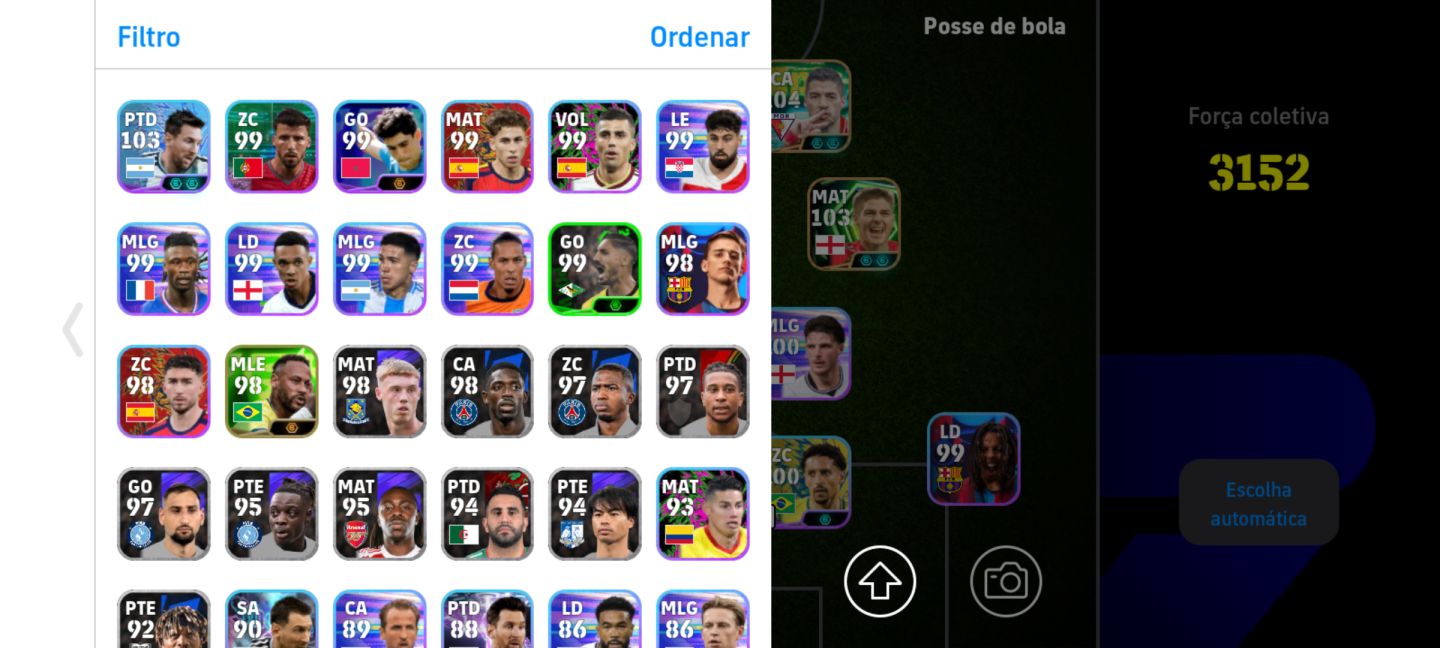 Conta de efootball mobile com Aguero blitz e muito mais