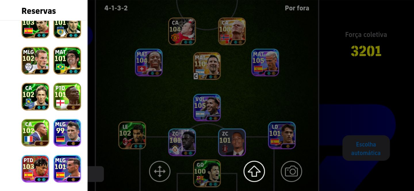 Conta top messi 110
