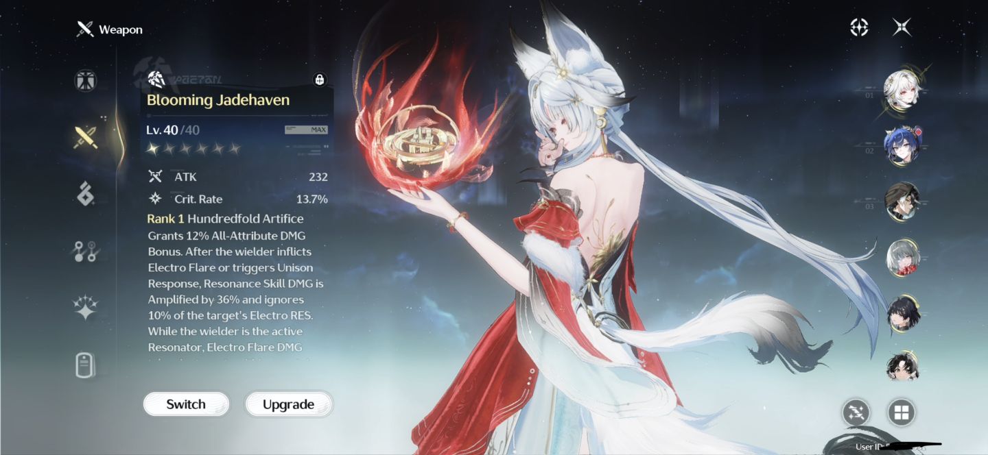 Wuthering Waves | Hsin + Blooming Jadehaven + Luno + Jingran | UL48