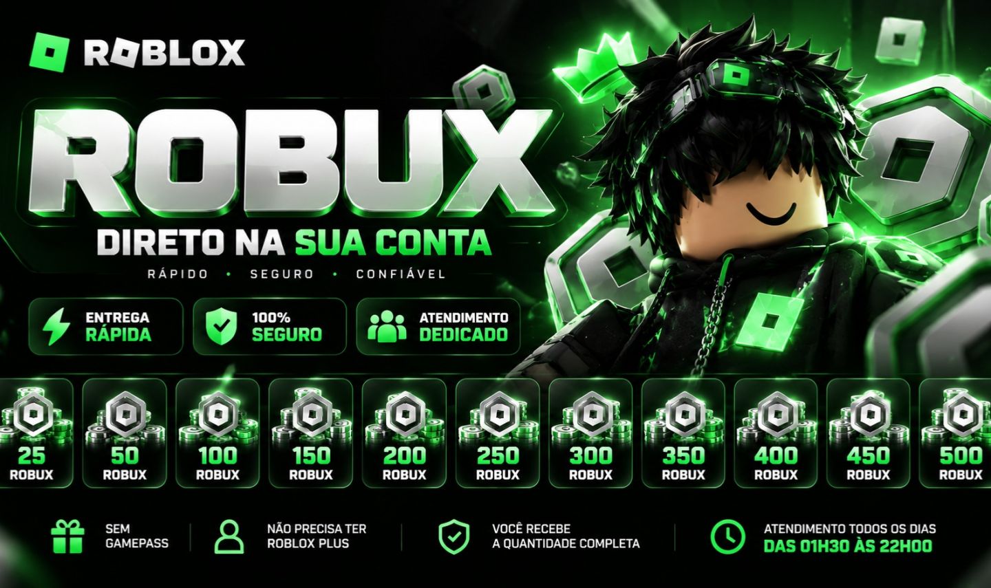 ROBUX BARATO | RECEBA DIRETO NA SUA CONTA | ENTREGA RÁPIDA E SEGURA