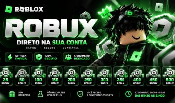 ROBUX BARATO | RECEBA DIRETO NA SUA CONTA | ENTREGA RÁPIDA E SEGURA