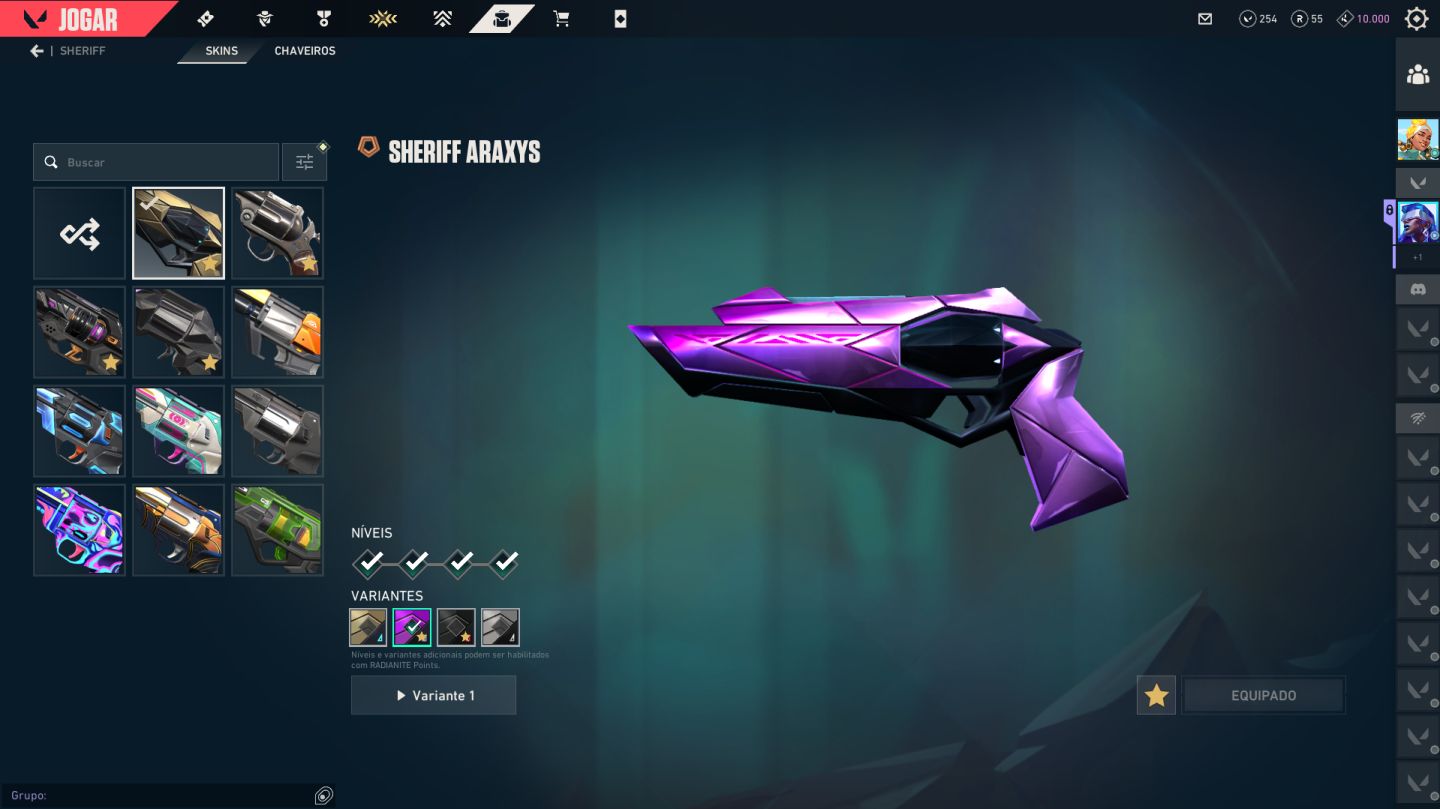 Conta boa com vários pacotes de skins, Único dono +4k gastos