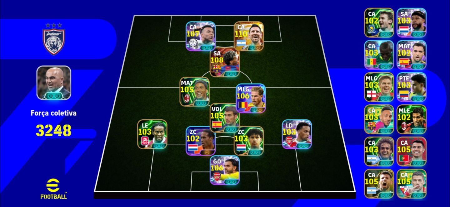 CONTA TOP 3250++ MESSI/ MBAPPE/ YAMAL/ DE BRUYNE E+++