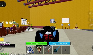 Conta focada em Blox fruits e outros jogos do Roblox