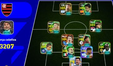 CONTA EFOOTBALL MOBILE 3200+ FORÇA DEFESA META, RAUL BLITZ 106 MELHOR DO JOGO