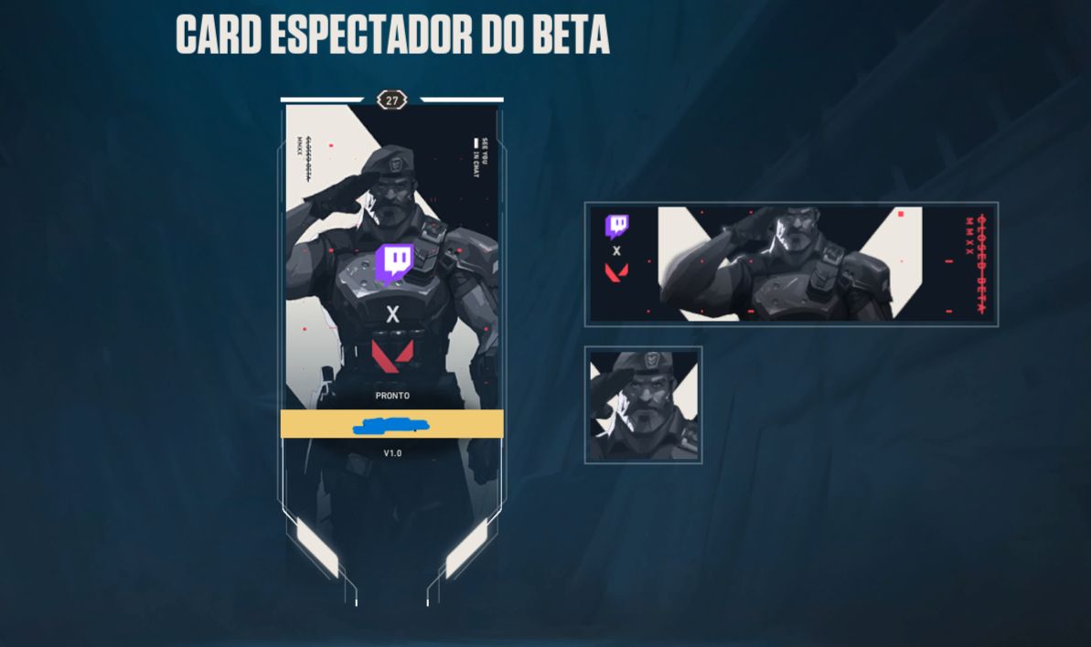 CONTA VALORANT COM CARD BETA, VANDAL EX.O, KURONAMI 2.0, PHANTOM ION E PAS