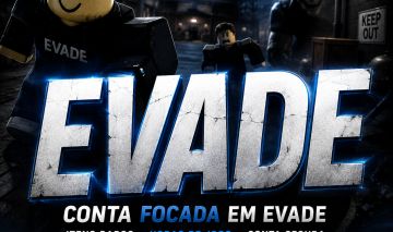 CONTA DE EVADE + ITENS RAROS