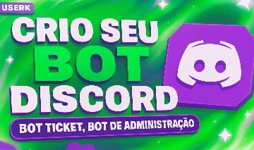 CRIO SEU BOT PRO DISCORD PERSONALIZADO - CONTRATE SEU DEVELOPER PARTICULAR