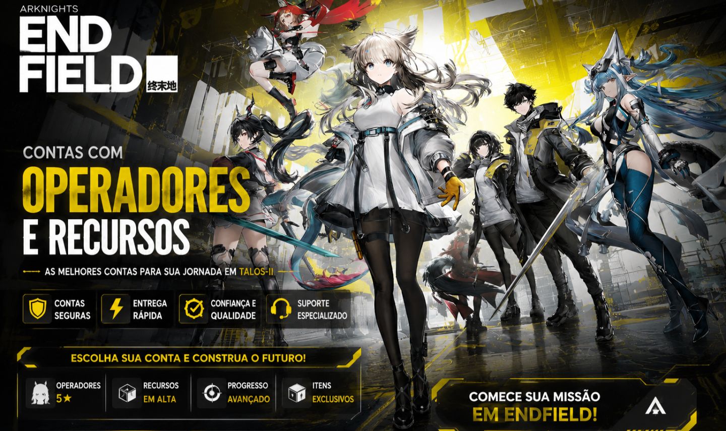 Contas de Arknights Endfield