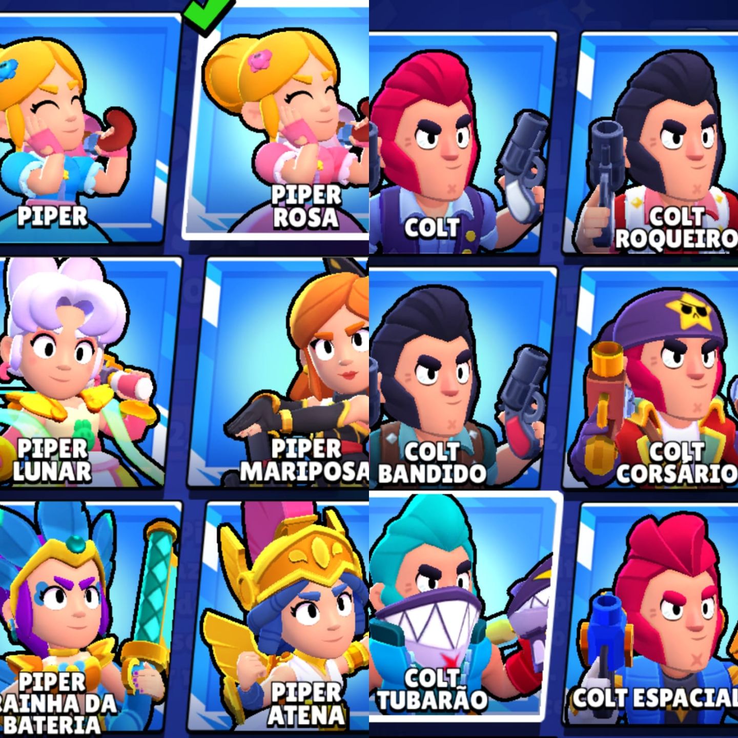 Conta Brawl Stars - 32.679 Troféus | 80/104 Brawlers | 109 Skins | 9 Hipercargas