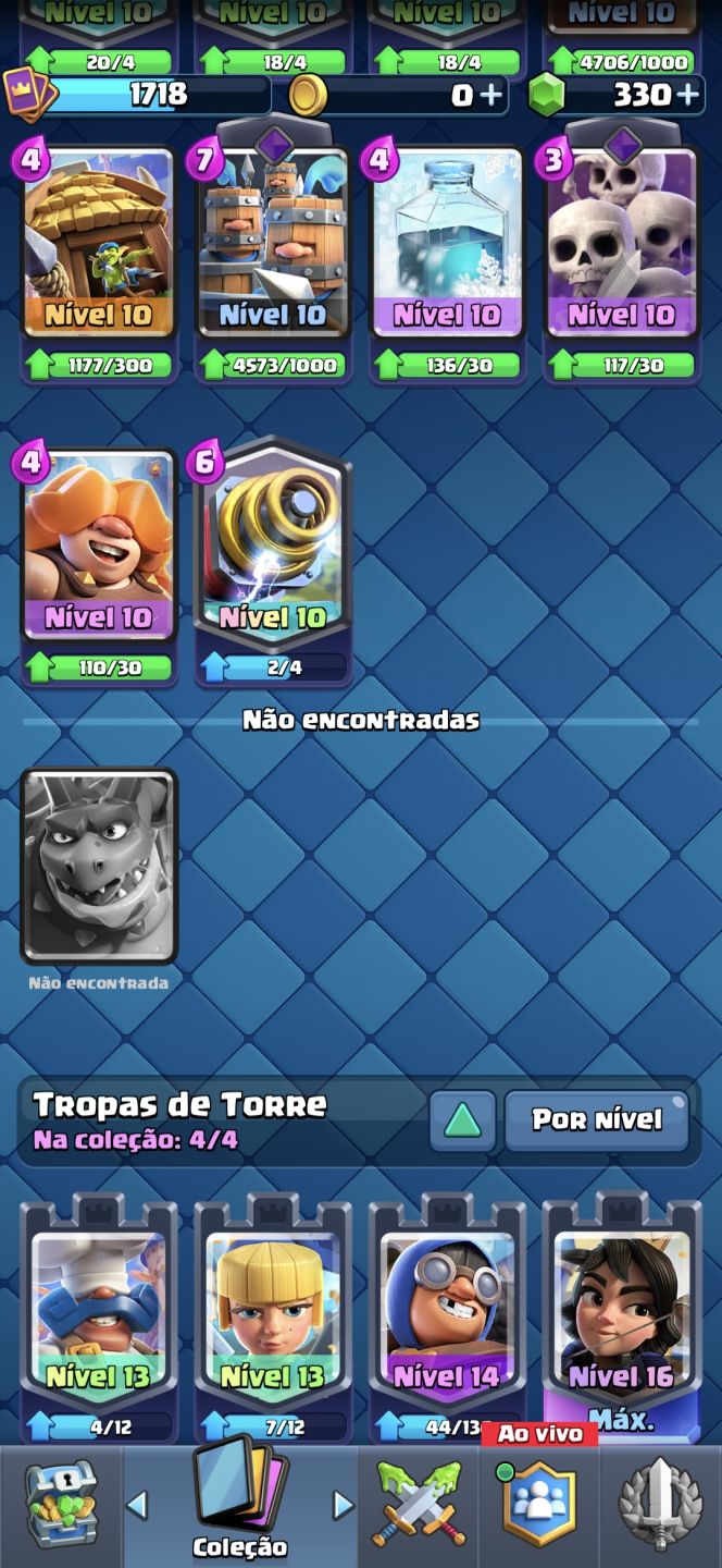 Conta OP de Clash Royale 13000 troféus 7 anos