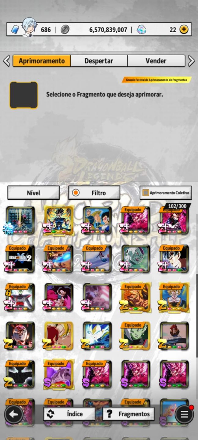 Conta completa, times formados e equipamentos godly com goku Black lf