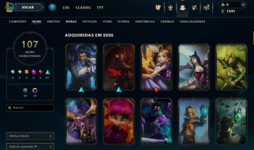 Conta 2021 - 107 Skins