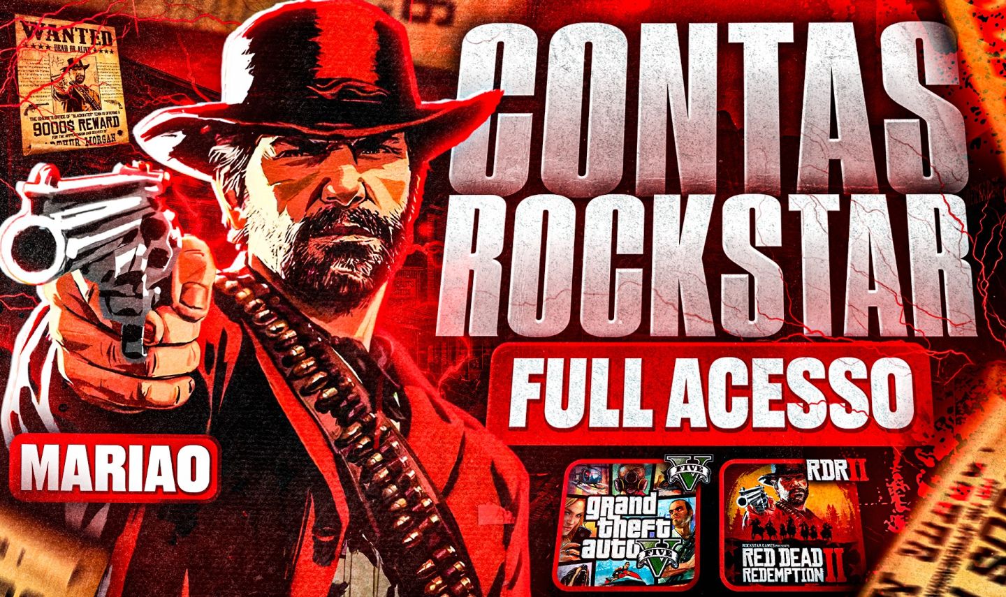 CONTAS ROCKSTAR FULL ACESSO | GTA V | RDR 2 | GTA V + RDR2 | O MELHOR DA GGMAX