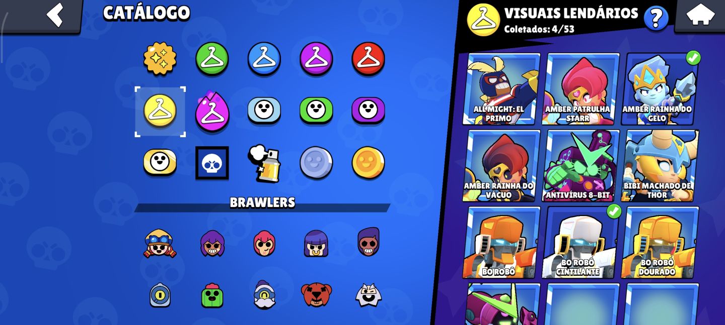 CONTA COM 69K DE TROFÉUS,MUITA SKIN RARA, E LENDARIA,47 com Hiper carga.