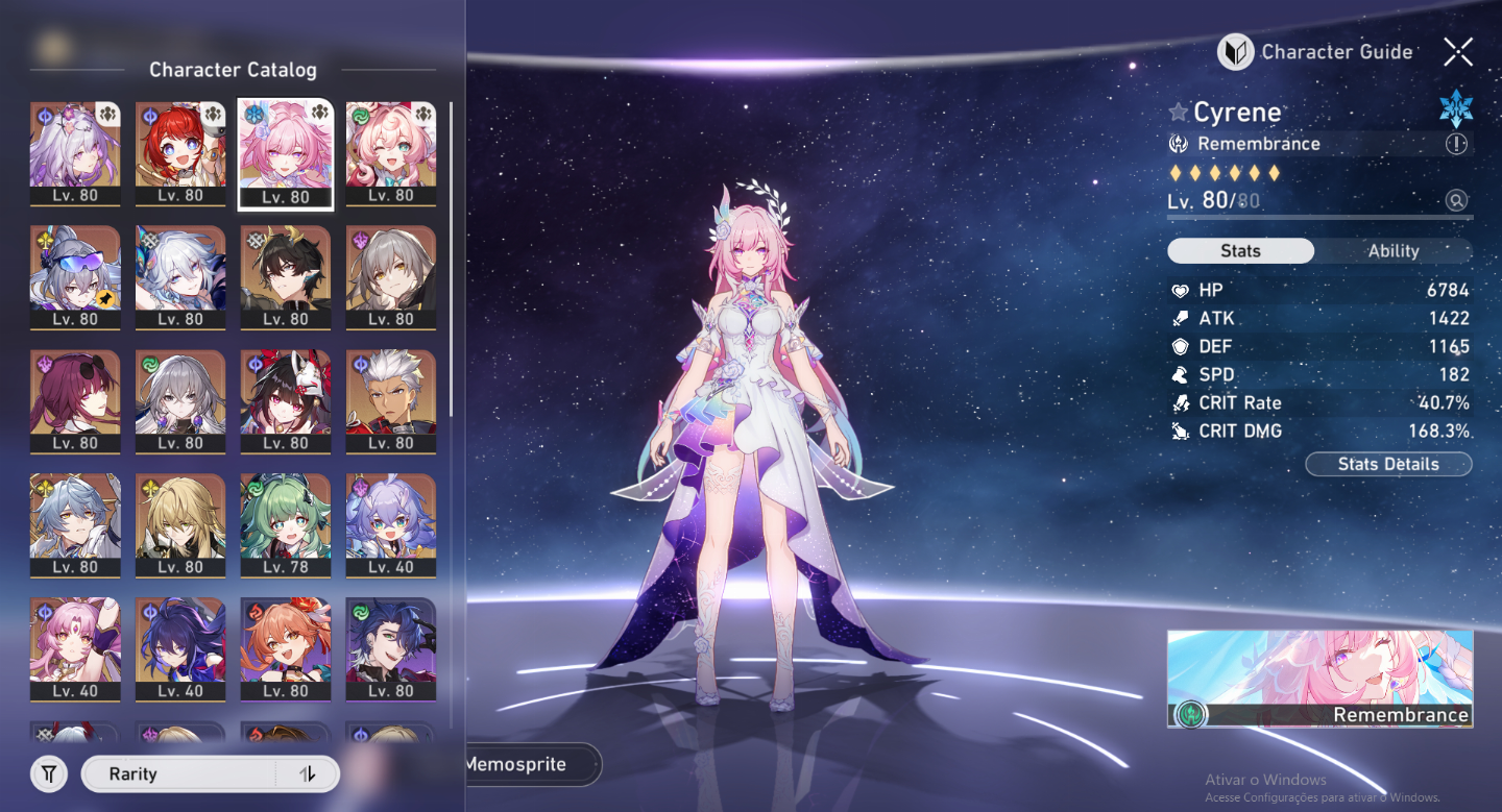 Promo de Conta de Honkai Star rail Ar70,Genshin impact lv 55 e ZZZ lvl 55