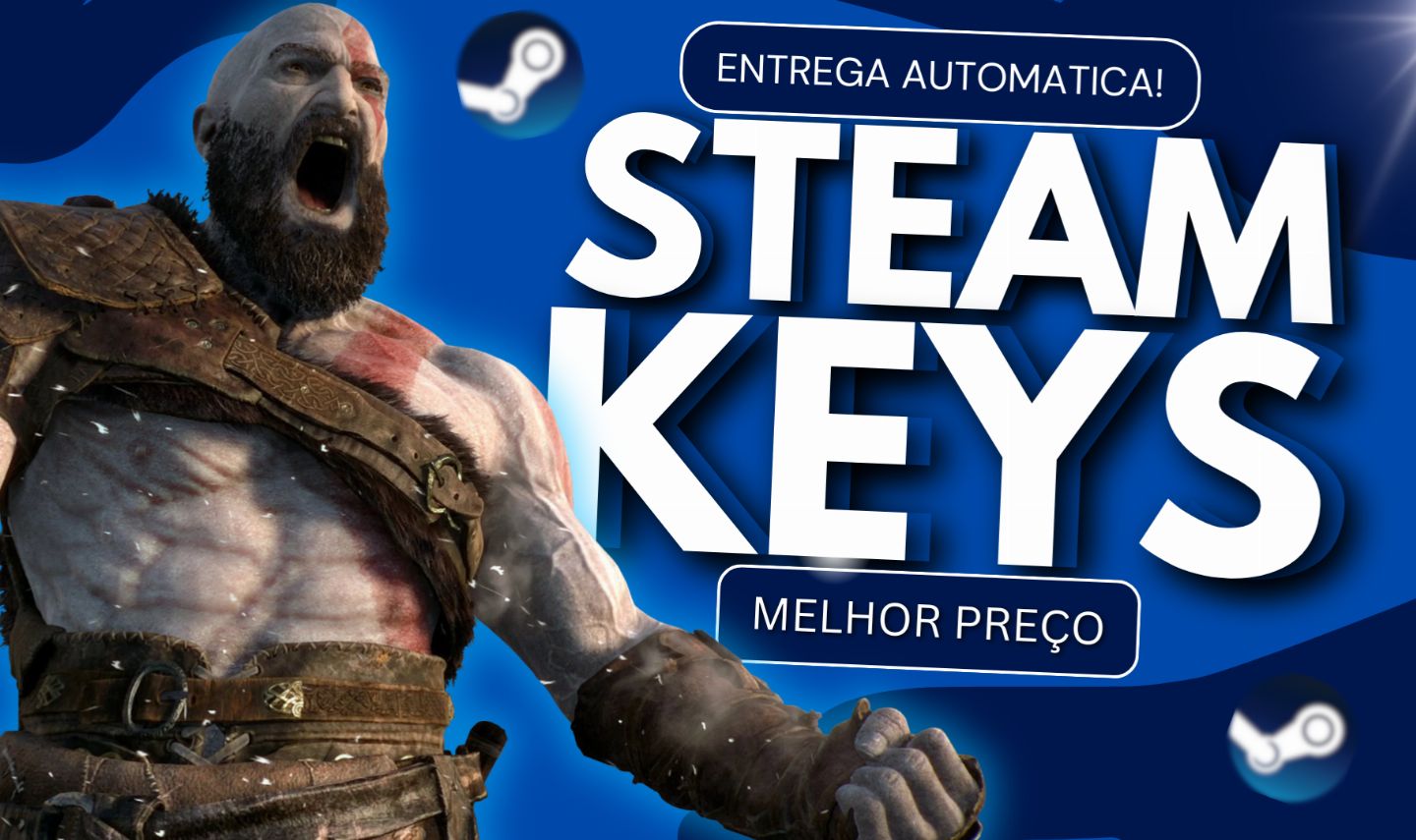 STEAM KEYS COM DESCONTO INSANO [+70% OFF] | Jogos Originais em Promoção
