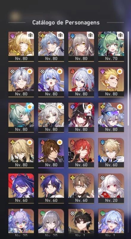 Conta Genshin Impact e StarRail - Ar56 Varka, Durin, Furina, Yae e Garantido