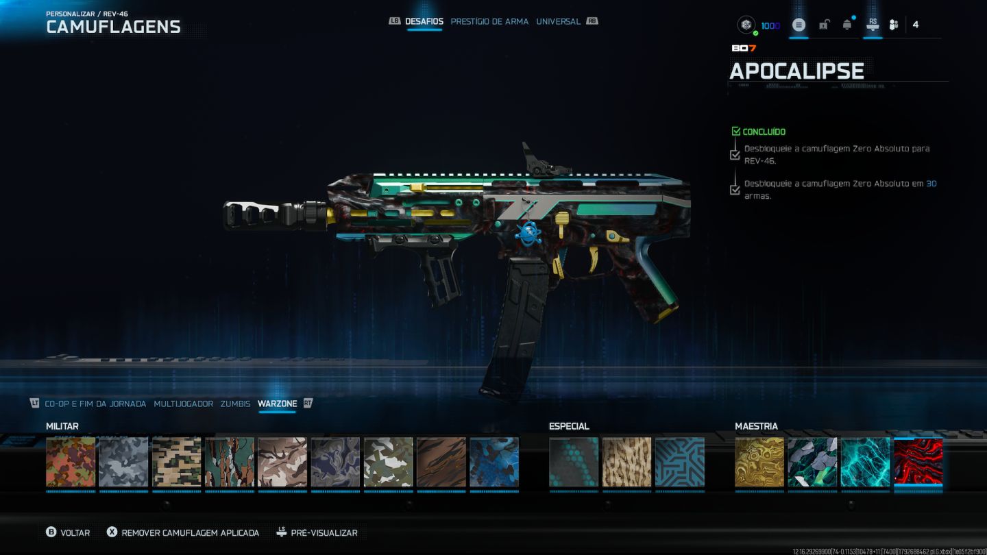 Conta Warzone / Mw4