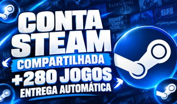 CONTA STEAM COMPARTILHADA | +280 JOGOS