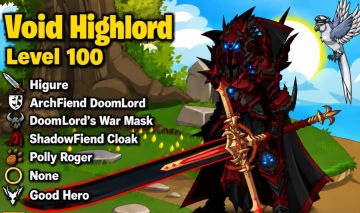 CONTA AQW LVL 100 | ENDGAME | HIGURE 40% ALL | FORGES/ POLLY ROGER 30% TAG
