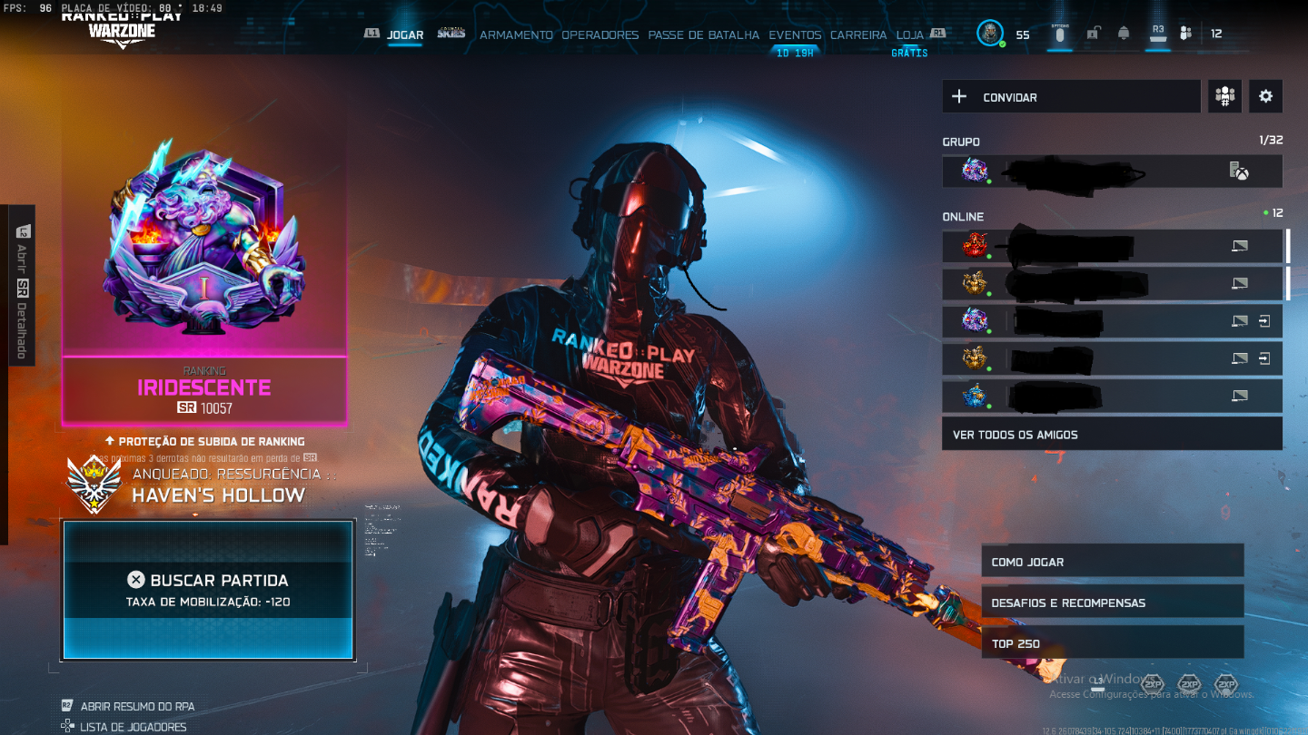 ELOJOB PARA WARZONE - PC/XBOX/PS5 HEAVENS HOLLOW/REBIRTH/FORTUNES KEEP
