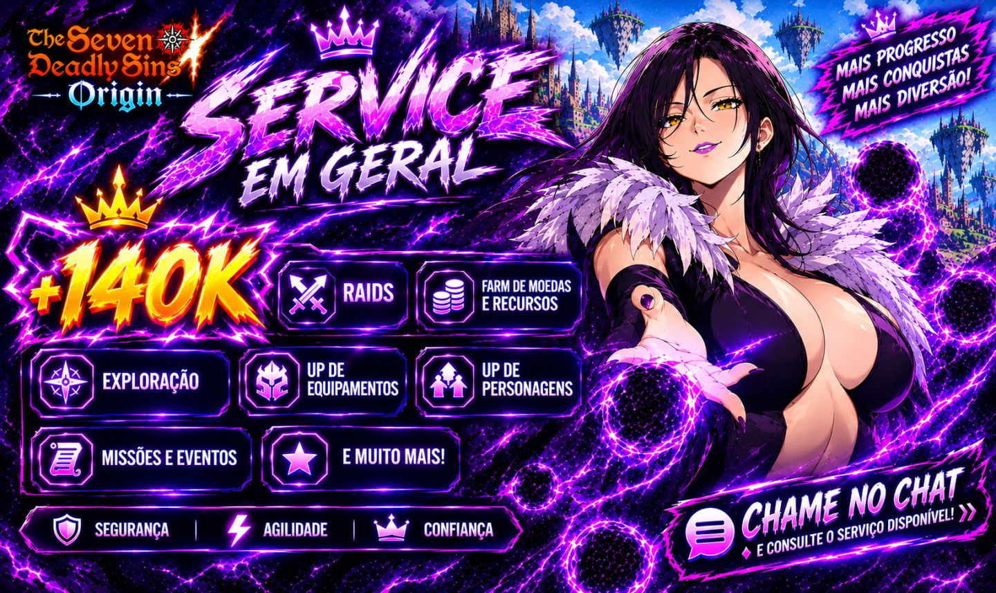 Faz-Tudo Seven Deadly Sins Origin- Services em geral