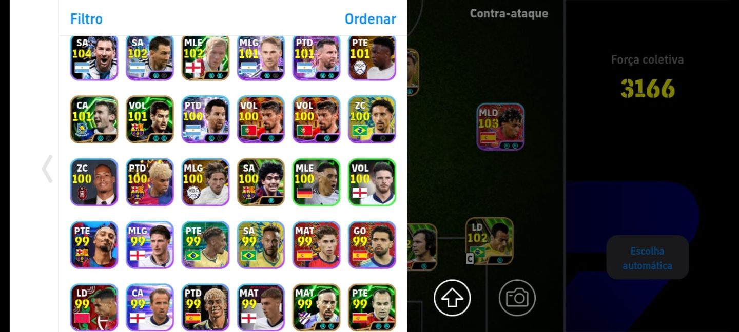 CONTA TOP DE EFOOTBALL!