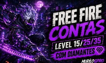 CONTAS GUEST FREE FIRE LEVEL 15/25/30/+DIAMANTES NO SEU GOOGLE-TWITTER-FACEBOOK