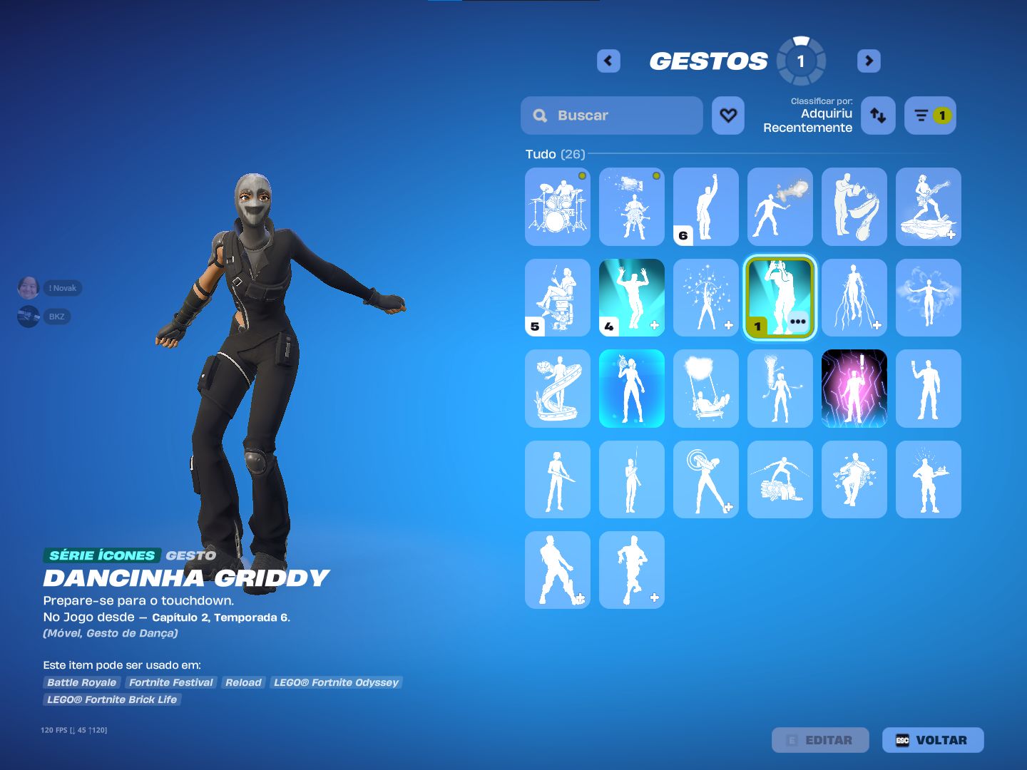 CONTA DE FORTNITE 29 SKINS / 30 GLIDERS / 42 PICARETAS