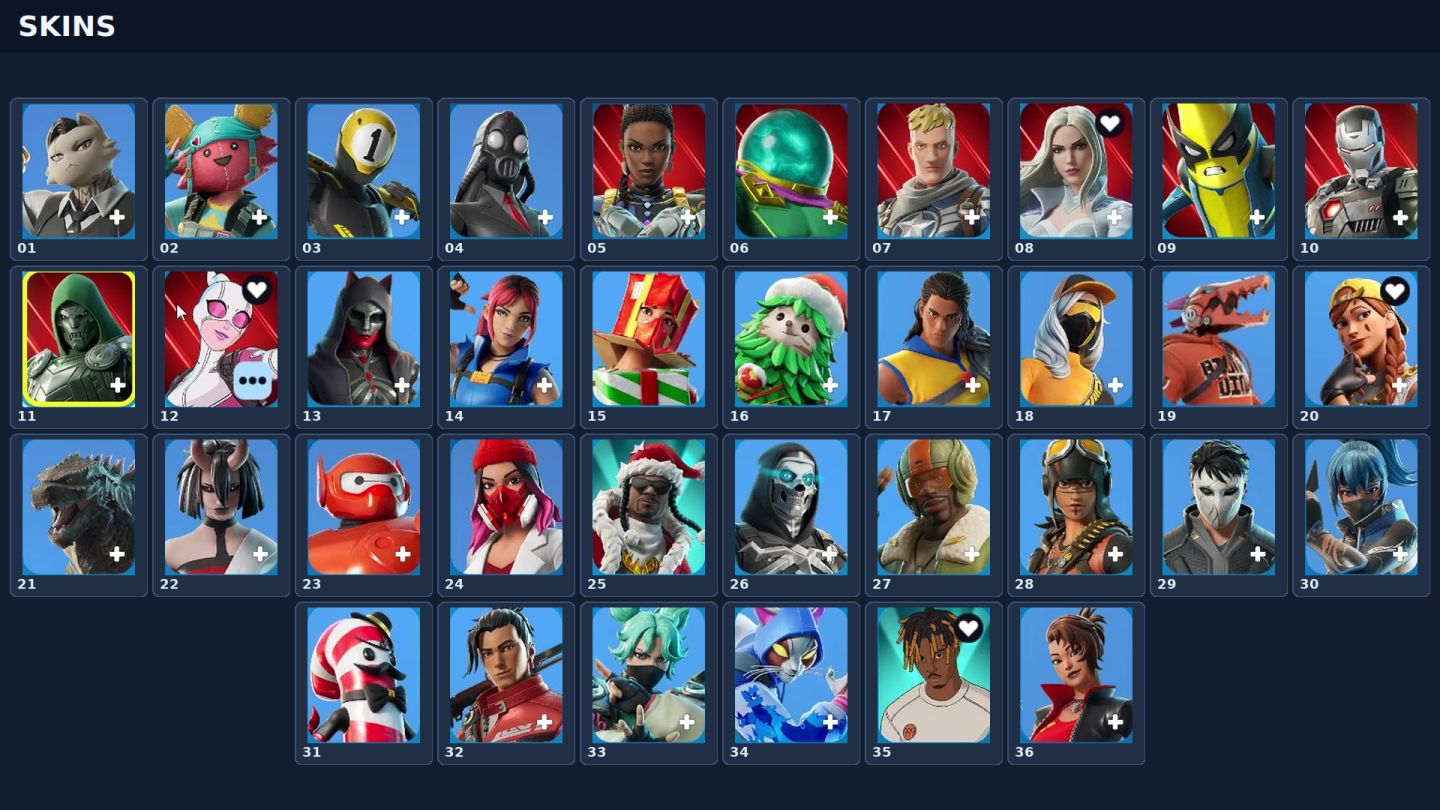 CONTA FORTNITE PC | 36 SKINS+65 PICARETAS+75 MOCHILAS+40 EMOTES+50 PLANADORES