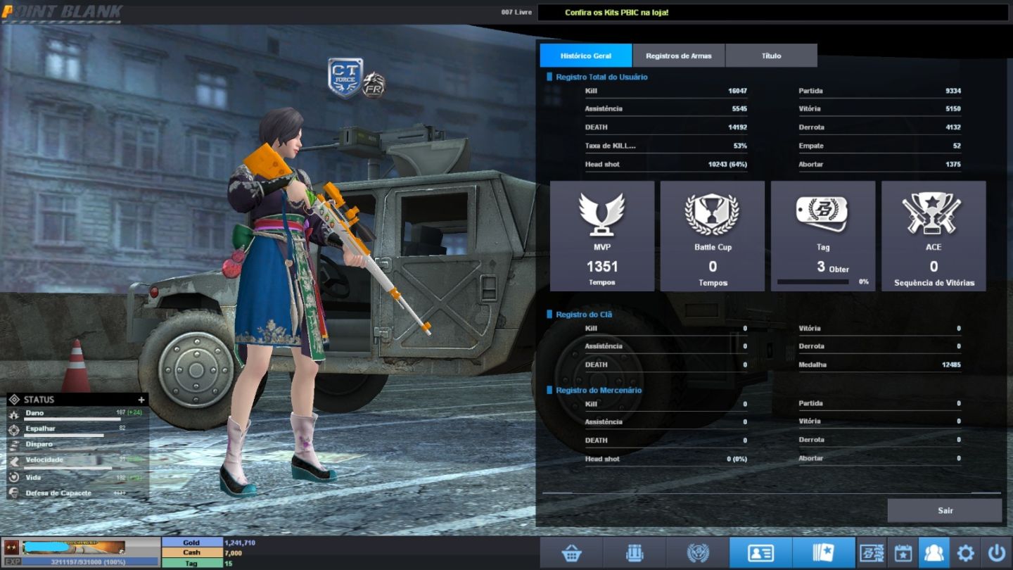 General de Divisão/POINT BLANK FULL CASH
