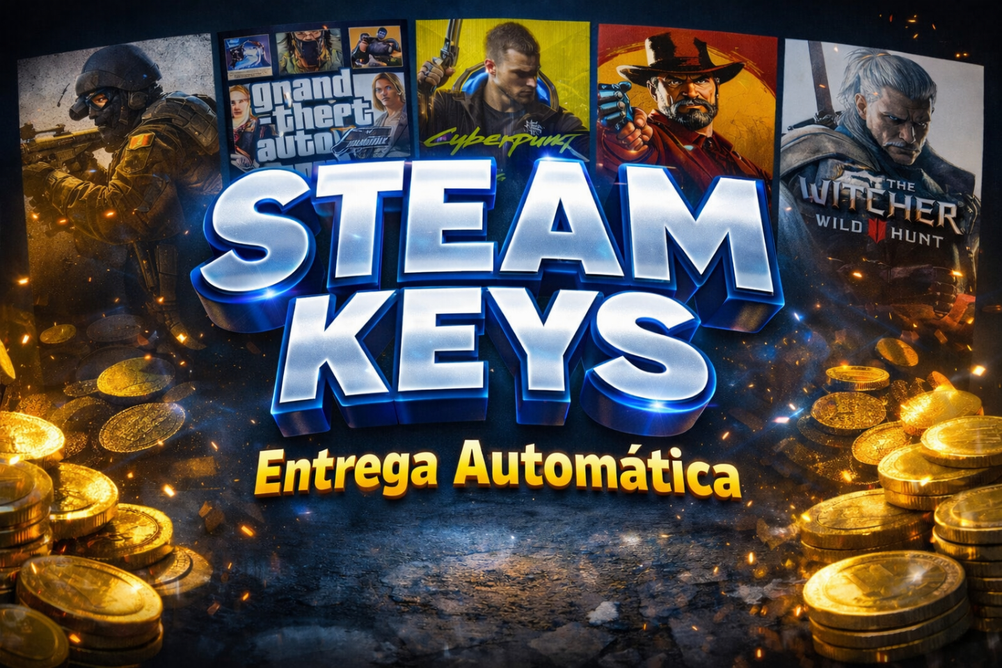 [PROMOÇÃO] STEAM KEYS ALEATÓRIAS - PREMIUM