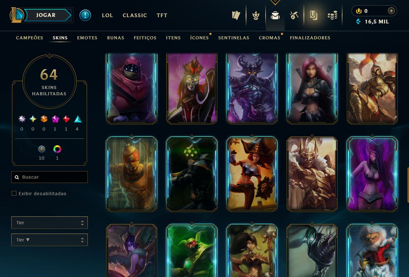 [ACESSO IMEDIATO] Ferro II 64 Skins 0% WR