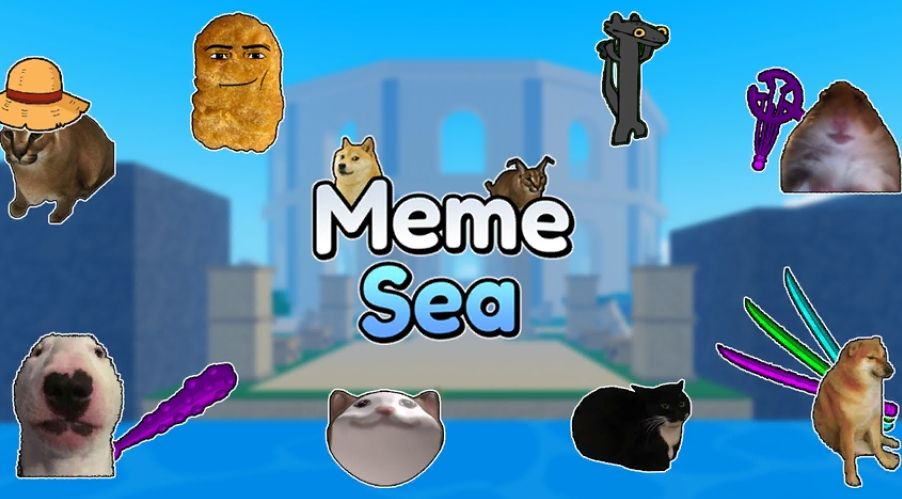 Frutas e serviços de meme Sea
