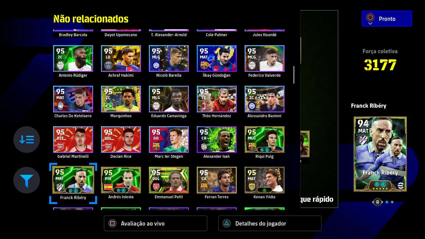 Conta para PS4/PS5 Força 3177
