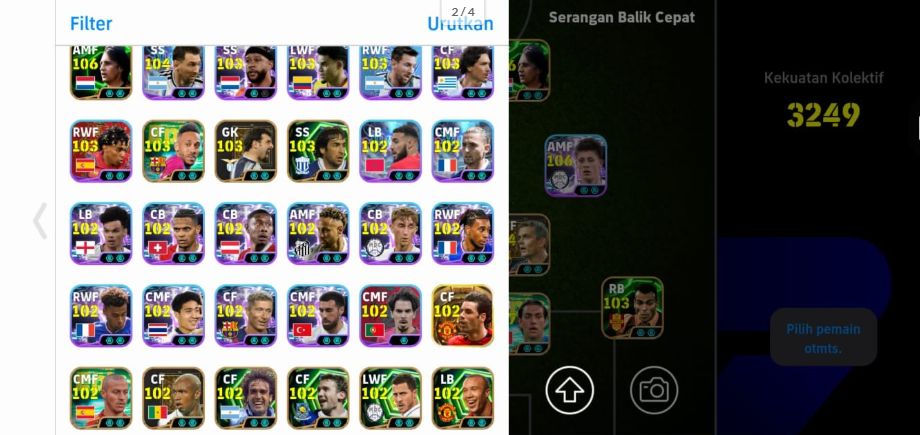 CONTA eFootball - 3249 OVER