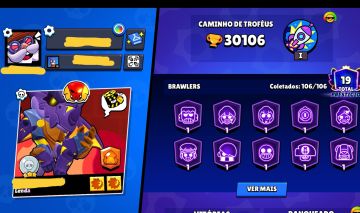 (35% Off) Brawl Stars | mais de 30 Brawlers Nv11 | 58 Buffies | Rank Lendário