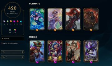 Conta de LOL 420 skins