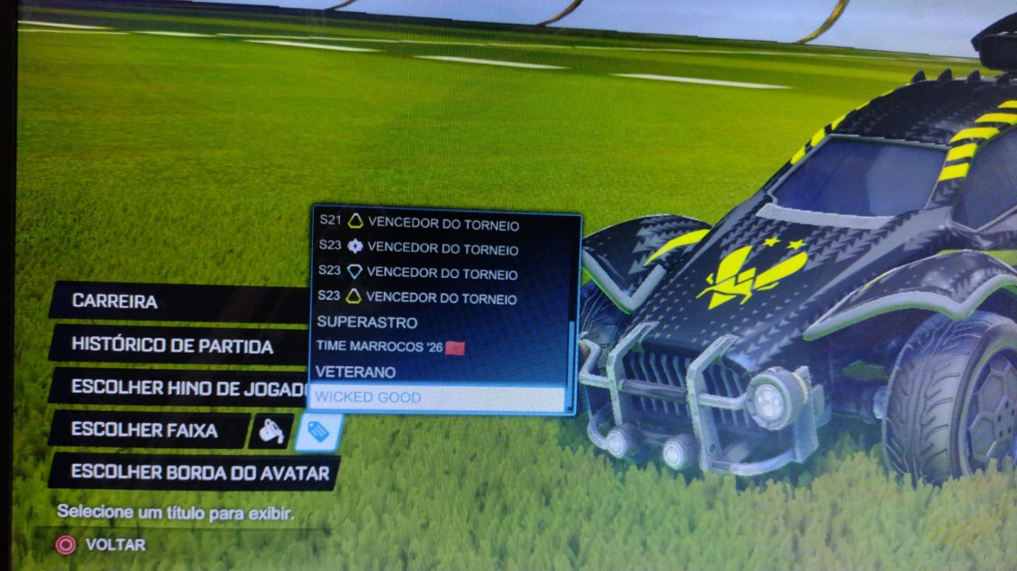 CONTA ROCKET LEAGUE GC REWARD E VARIAS TAGS