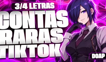 CONTAS MUITO RARAS DO TIKTOK COM USUARIO DE 3 E 4 LETRAS