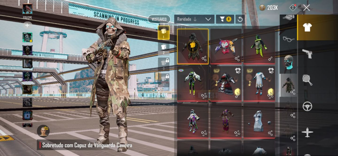 CONTA PUBG: (NEW STATE MOBILE) CONQUISTADOR S9 + McLAREN + M416 NÍV. 7