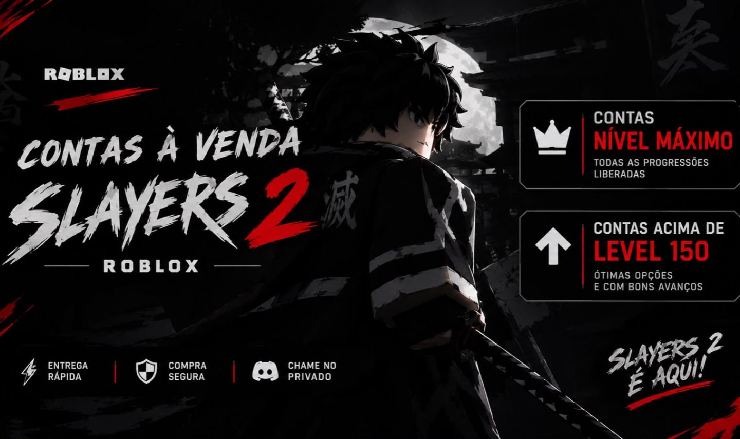 CONTAS PROJECT SLAYERS 2 (70% OFF)