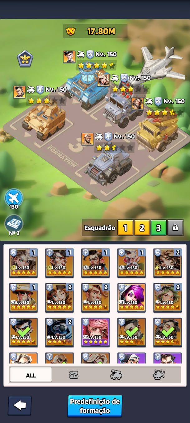 Conta Last War HQ30 | 124,5M | T10 | VIP 13 | Servidor 2032