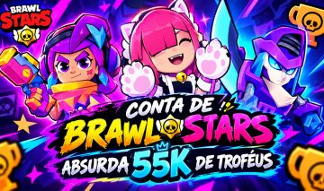 Conta Brawl Star, absurda, várias skins!!