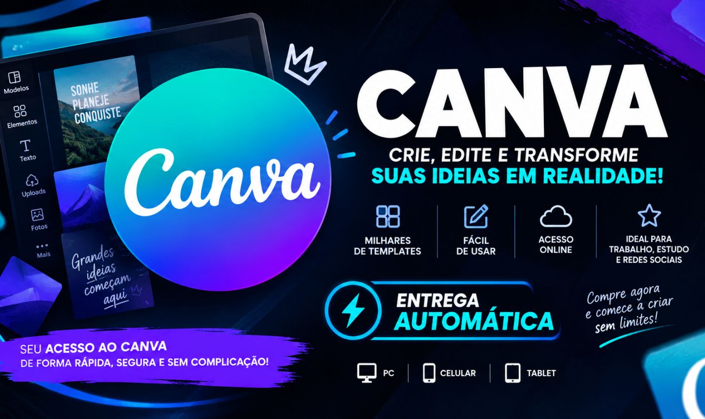 CANVA PRO 30 DIAS