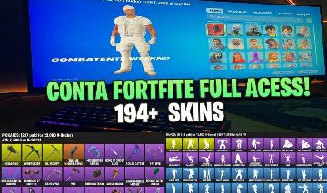 CONTA FORTNITE | "SKINS RARAS | 194+ SKINS | FULL ACESSO