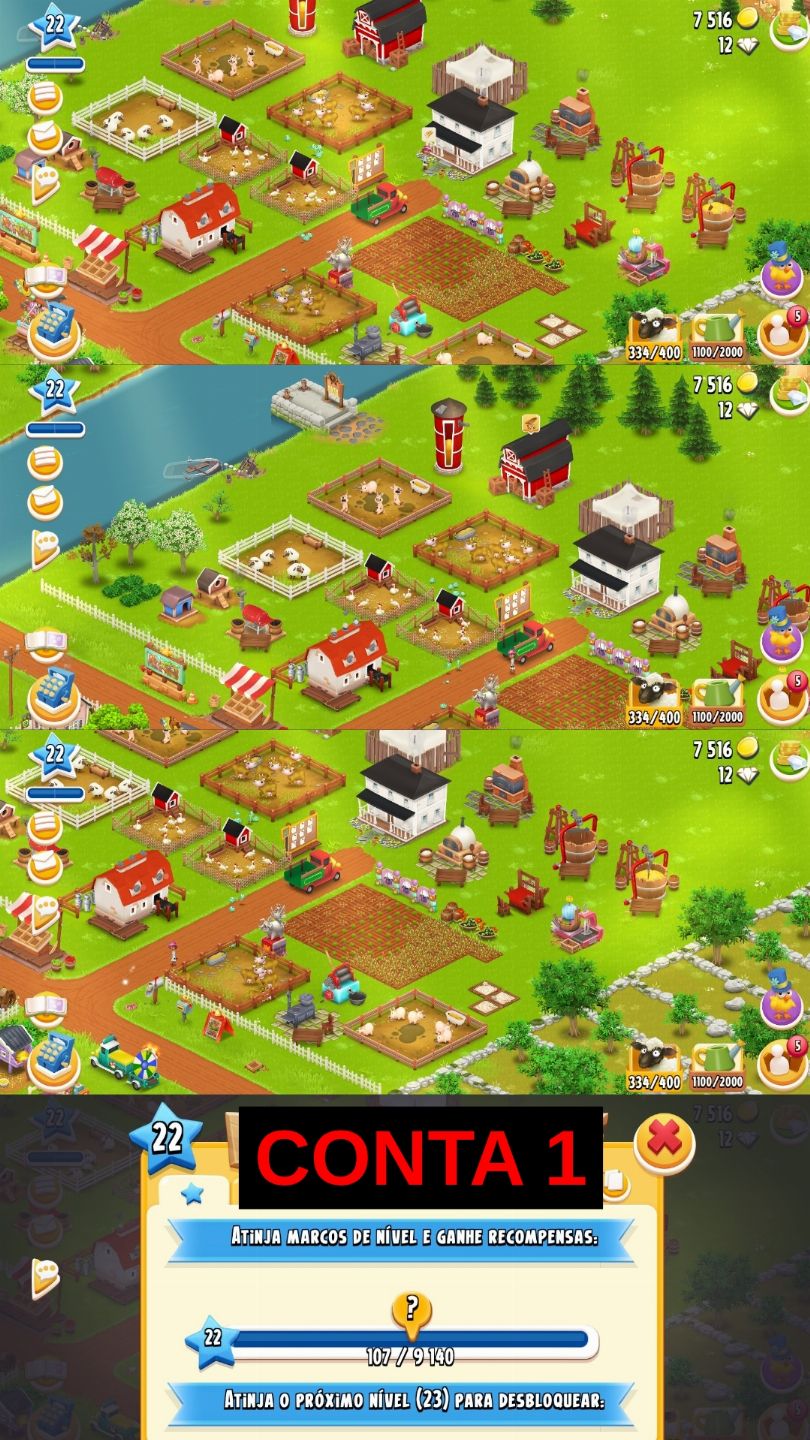 CONTAS HAY DAY PARA INICIANTES (FULL ACESSO)