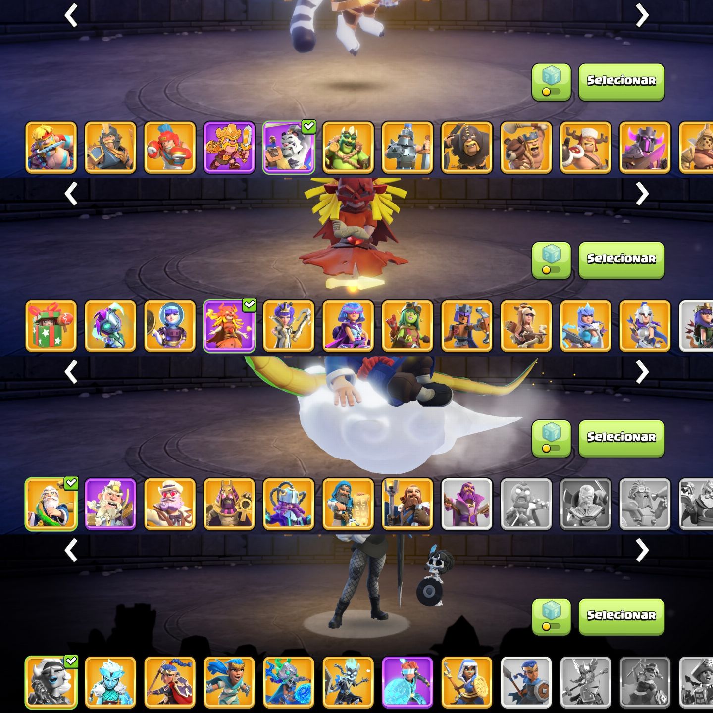 CV 17 99% , bilhete Ativo, 42 skins, 2 Paisagens e equipamentos upados..