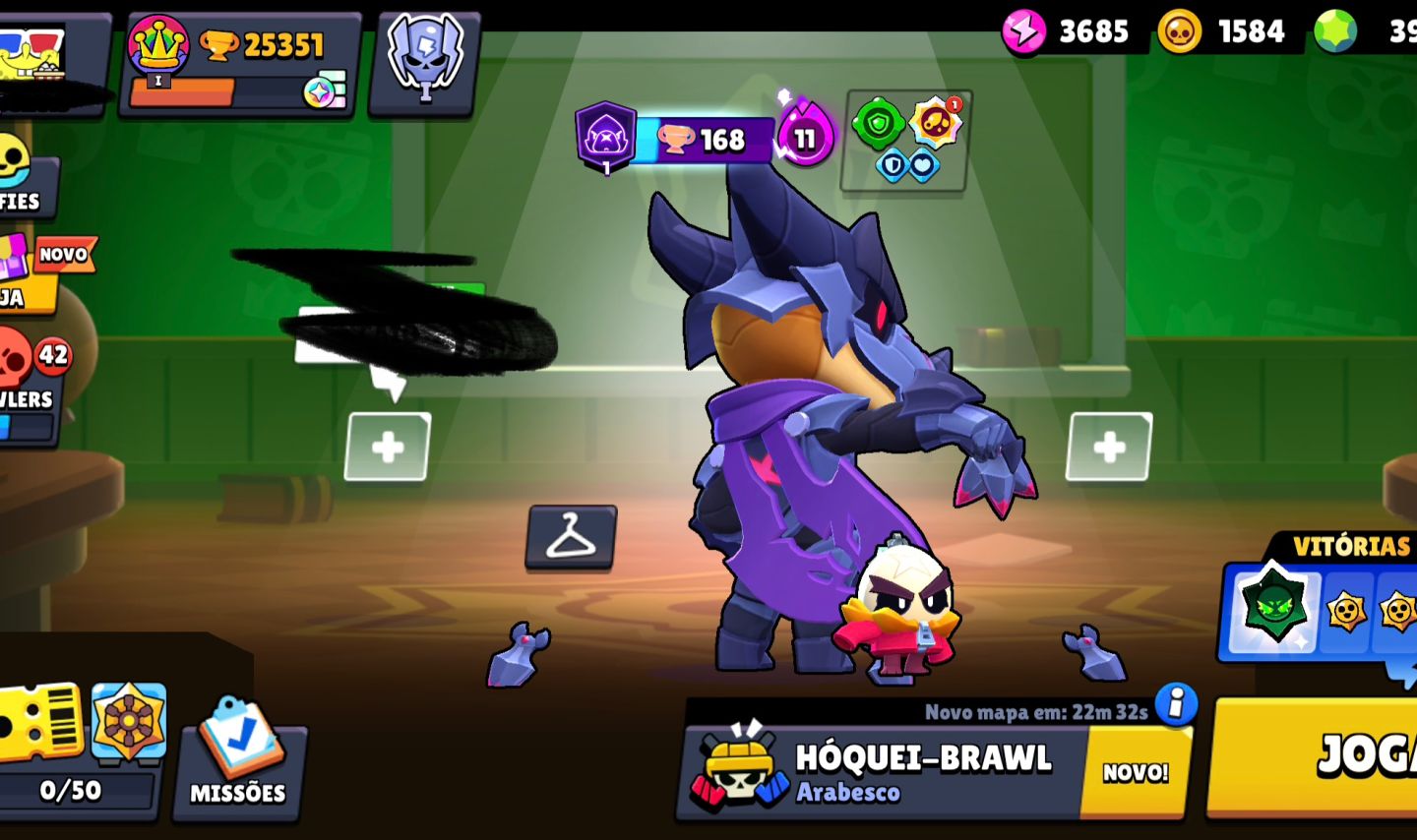 CONTA BRAWL 25K TROFÉU NO PREÇO